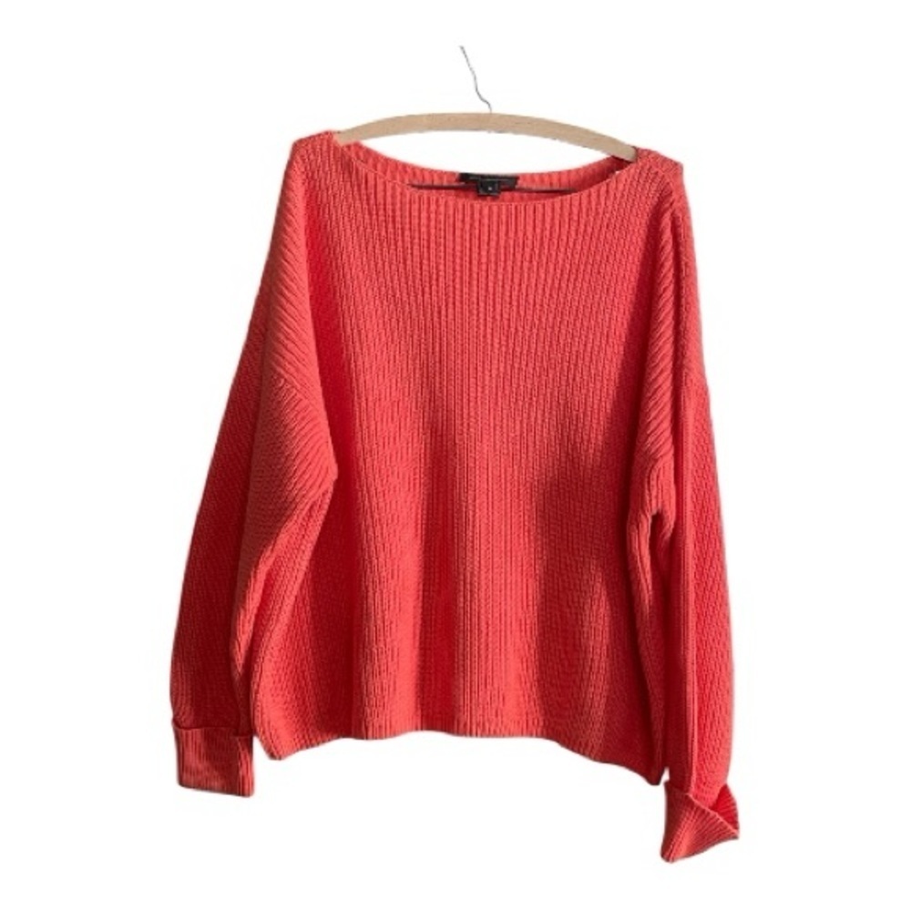 French Connection Millie Mozart Boatneck Bold Color Sweater Size Medium
